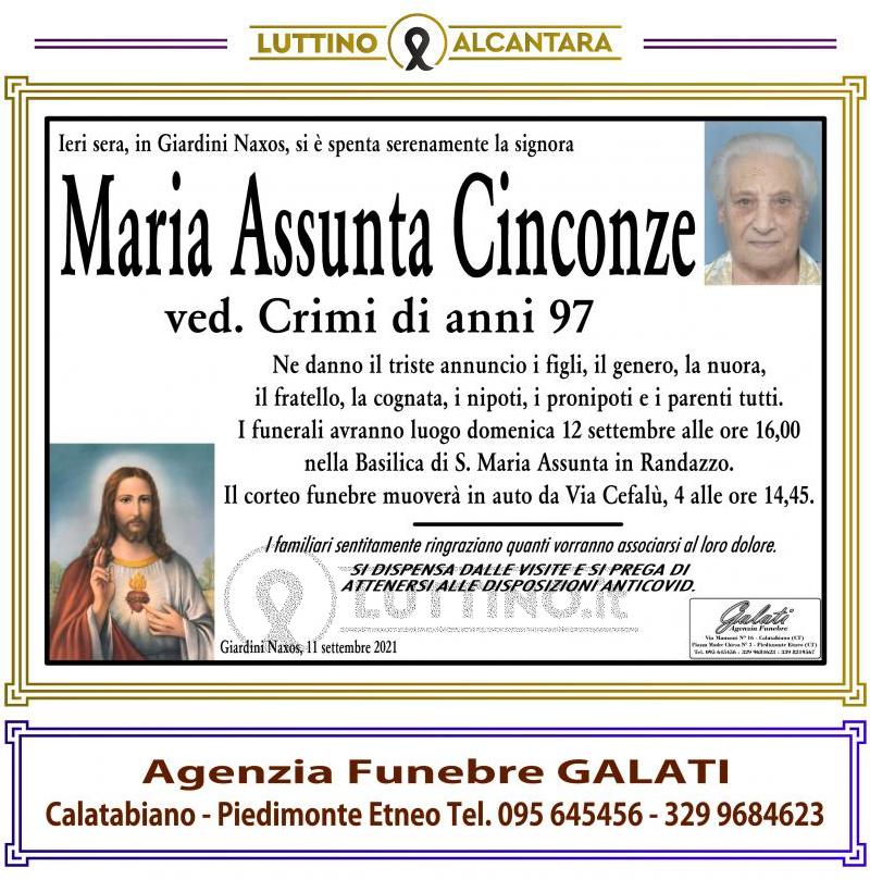 Maria Assunta  Cinconze 